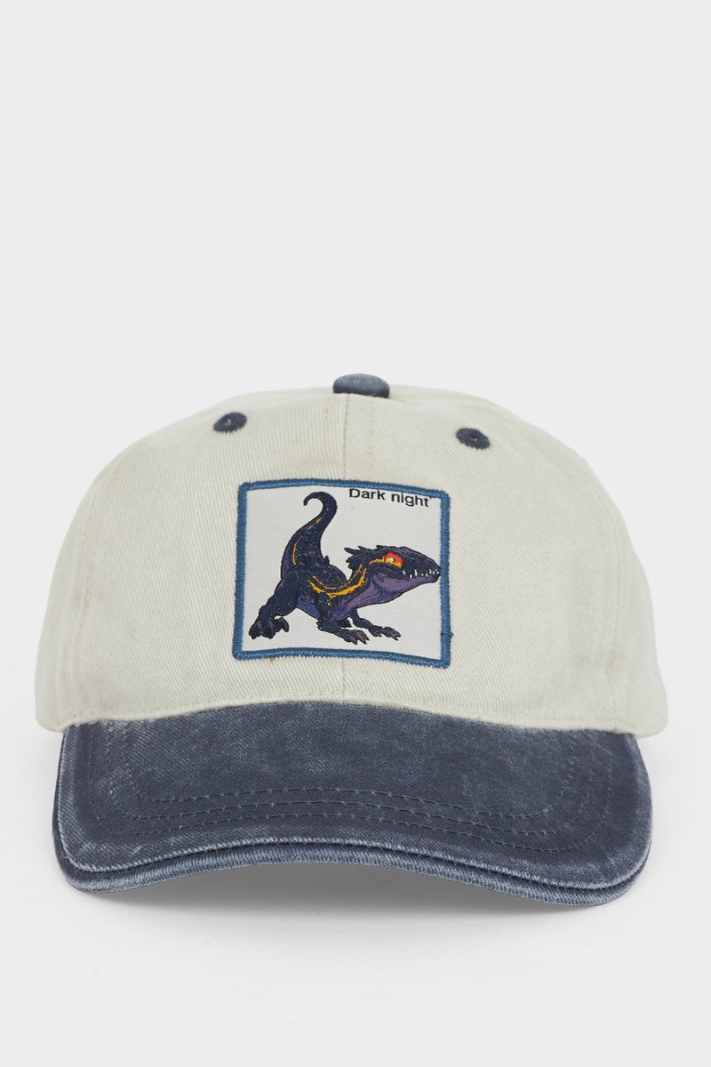 DeFacto Blue Boy Boy Cotton Hat Casual - Image 5